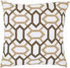 Surya Zoe Connect the Diamonds FF-014 Pillow 18 X 18 X 4 Down filled