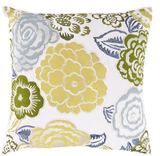 Surya Botanical Flowers of the Valley FF-027 Pillow 22 X 22 X 5 Poly filled