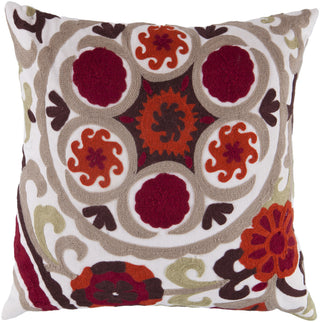 Surya Botanical Sizzling Suzani FF-028 Pillow