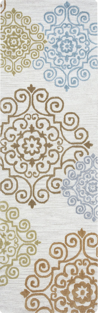 Rizzy Arden Loft-Falmouth Fields FF9423 Light Gray Area Rug 