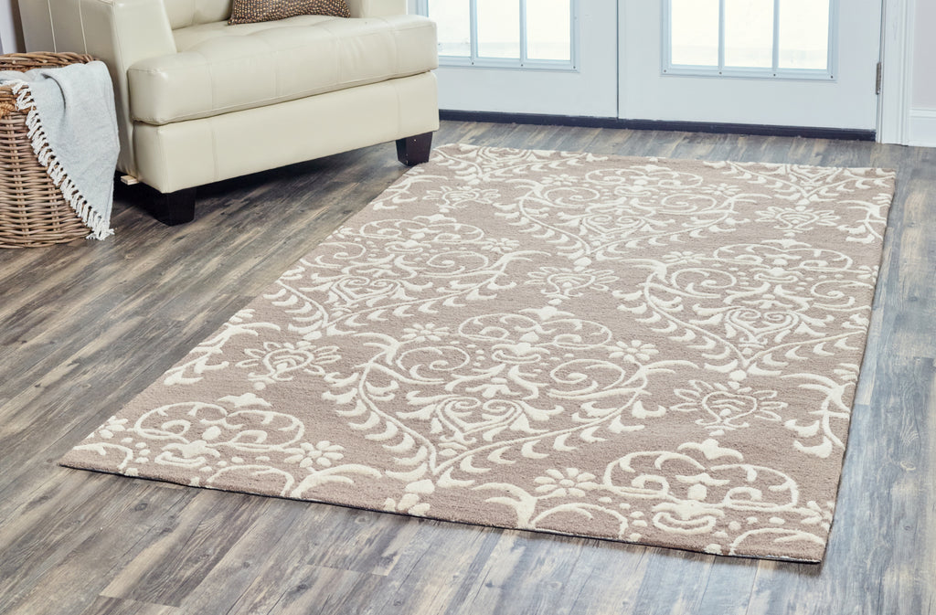 Rizzy Arden Loft-Falmouth Fields FF9424 Gray Area Rug  Feature