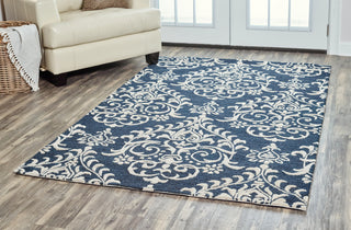 Rizzy Arden Loft-Falmouth Fields FF9425 Indigo Area Rug  Feature