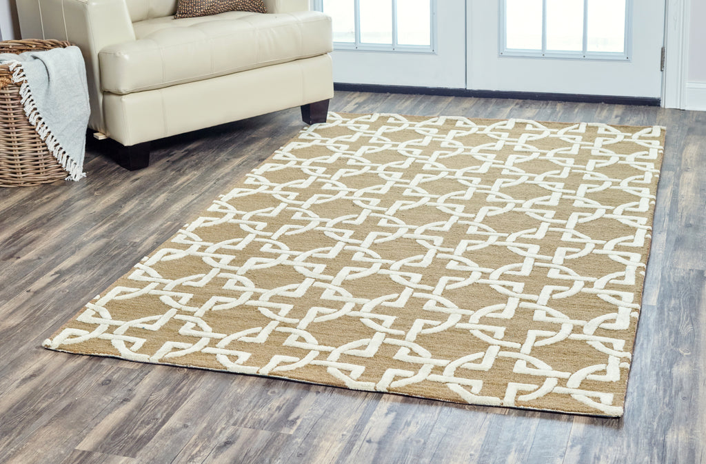 Rizzy Arden Loft-Falmouth Fields FF9427 Dark Natural Area Rug  Feature