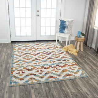 Rizzy Fairfield FFD101 Cream Area Rug Corner Image Feature