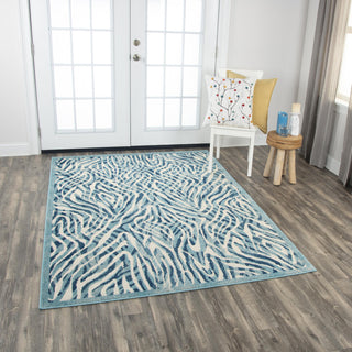 Rizzy Fairfield FFD104 Cream Area Rug Corner Image Feature