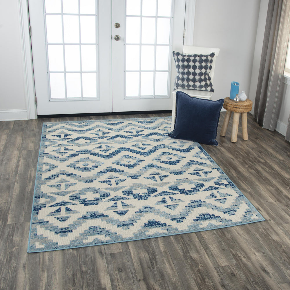 Rizzy Fairfield FFD108 Cream Area Rug Corner Image Feature