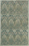 Fitzgerald FGD-1003 Blue Hand Tufted Area Rug by Surya 5' X 7'6''