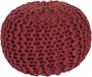 Surya Fargo FGPF-002 Red Pouf