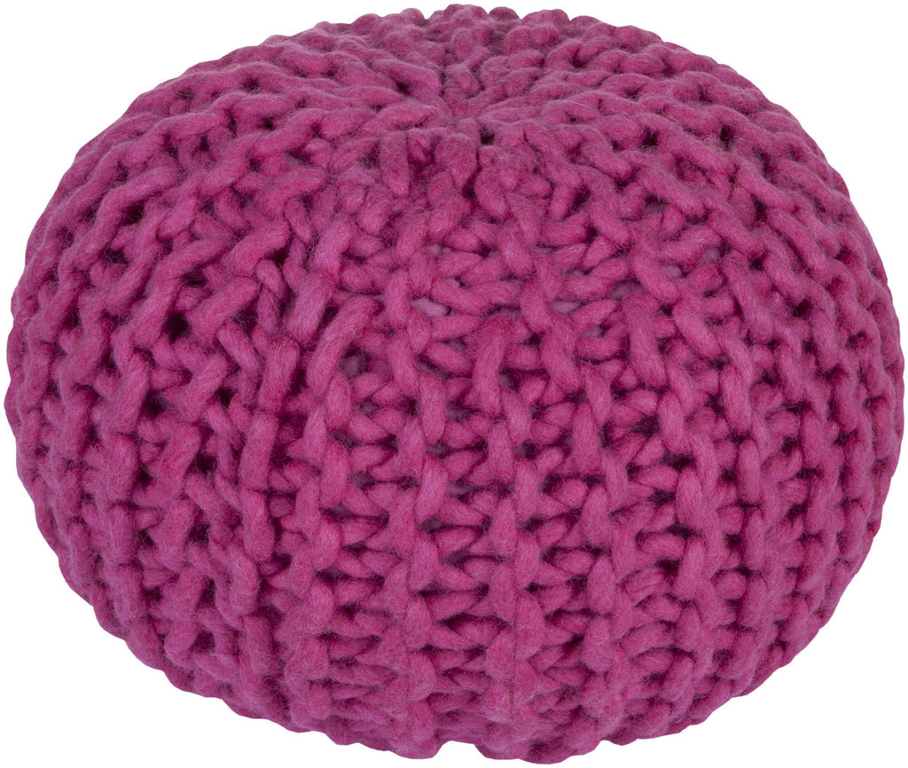Surya Fargo FGPF-004 Pink Pouf 20 X 20 X 14 Sphere