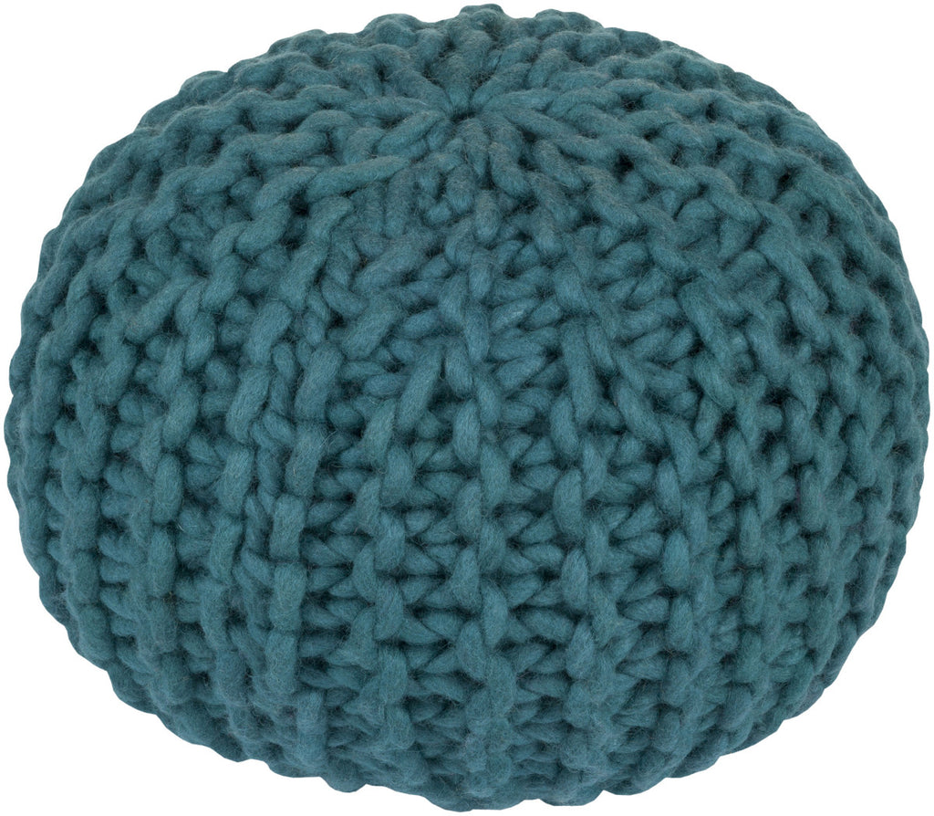 Surya Fargo FGPF-005 Blue Pouf 20 X 20 X 14 Sphere