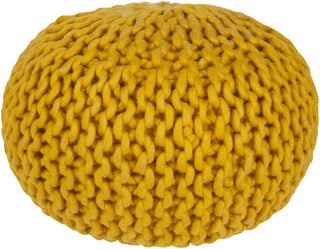 Surya Fargo FGPF-006 Yellow Pouf