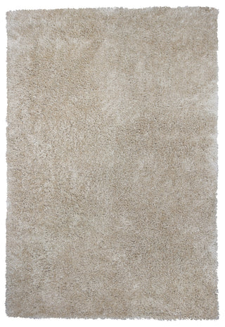 KAS Fina 0551 Champagne Silky Shag Weave Area Rug