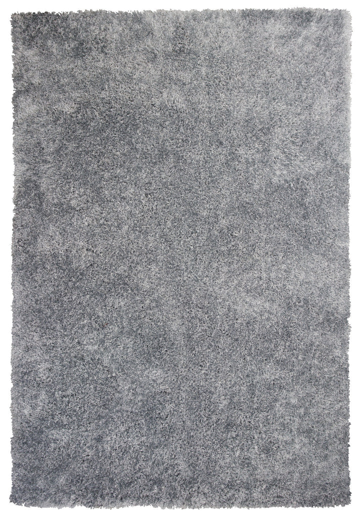 KAS Fina 0552 Silver Silky Shag Weave Area Rug