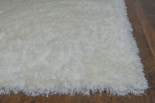 KAS Fina 0550 Ivory Silky Shag Area Rug Main Image Feature