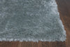 KAS Fina 0553 Silver Sage Silky Shag Area Rug 