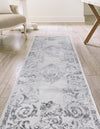 Unique Loom Finsbury T-FBRY1 Gray Area Rug Runner Lifestyle Image