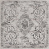 Unique Loom Finsbury T-FBRY1 Gray Area Rug Square Lifestyle Image