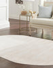 Unique Loom Finsbury T-FBRY2 Ivory Area Rug Oval Lifestyle Image