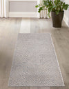 Unique Loom Finsbury T-FBRY3 Gray and Ivory Area Rug Runner Lifestyle Image