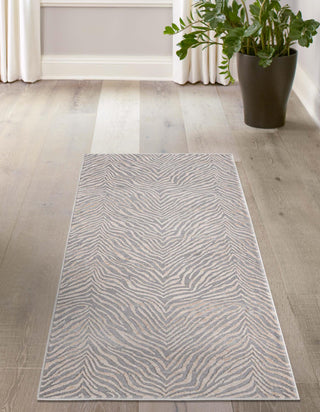 Unique Loom Finsbury T-FBRY3 Gray and Ivory Area Rug Runner Lifestyle Image