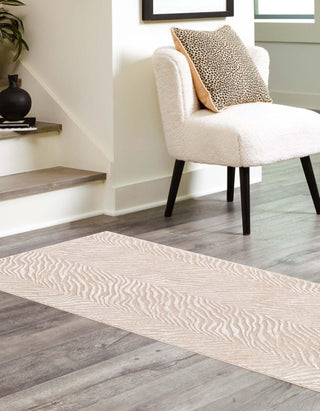 Unique Loom Finsbury T-FBRY3 Ivory Beige Area Rug Runner Lifestyle Image