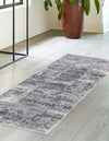 Unique Loom Finsbury T-FBRY4 Gray Area Rug Runner Lifestyle Image