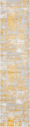 Unique Loom Finsbury T-FBRY4 Yellow Area Rug Runner Top-down Image
