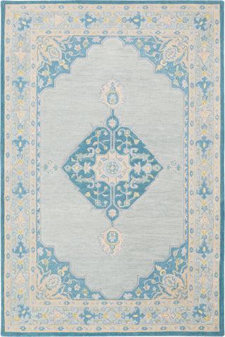 Surya Fire Work FIR-1004 Sage Teal Khaki Bright Yellow Ice Blue Lime Area Rug main image