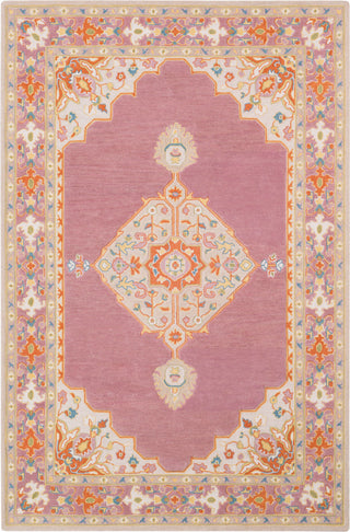 Surya Fire Work FIR-1006 Mauve Khaki Burnt Orange Cream Bright Yellow Olive Area Rug main image