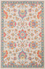Surya Fire Work FIR-1010 Burnt Orange Cream Aqua Light Gray Olive Bright Yellow White Area Rug main image