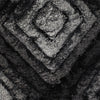 Chandra Flemish FLE-51101 Grey/Black/Charcoal Area Rug Close Up