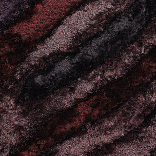 Chandra Flemish FLE-51103 Purple/Burgundy/Mauve Area Rug Close Up