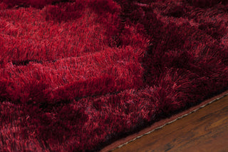 Chandra Flemish FLE-51105 Red/Black Area Rug Detail