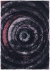 Chandra Flemish FLE-51106 Purple/Grey/Charcoal Area Rug main image