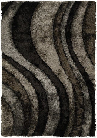 Chandra Flemish FLE-51110 Grey/Charcoal/Brown Area Rug main image