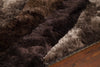 Chandra Flemish FLE-51113 Brown/Beige/Black Area Rug Detail