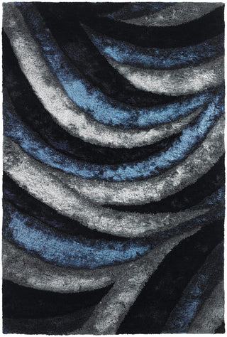 Chandra Flemish FLE-51114 Navy/Blue/Grey Area Rug main image