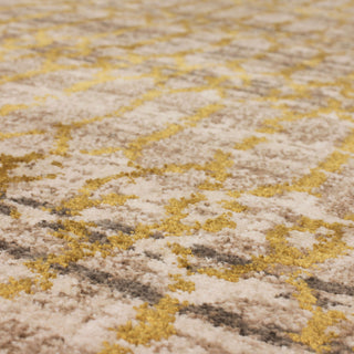 Karastan Cosmopolitan Flirt Brushed Gold Area Rug by Patina Vie Main Image