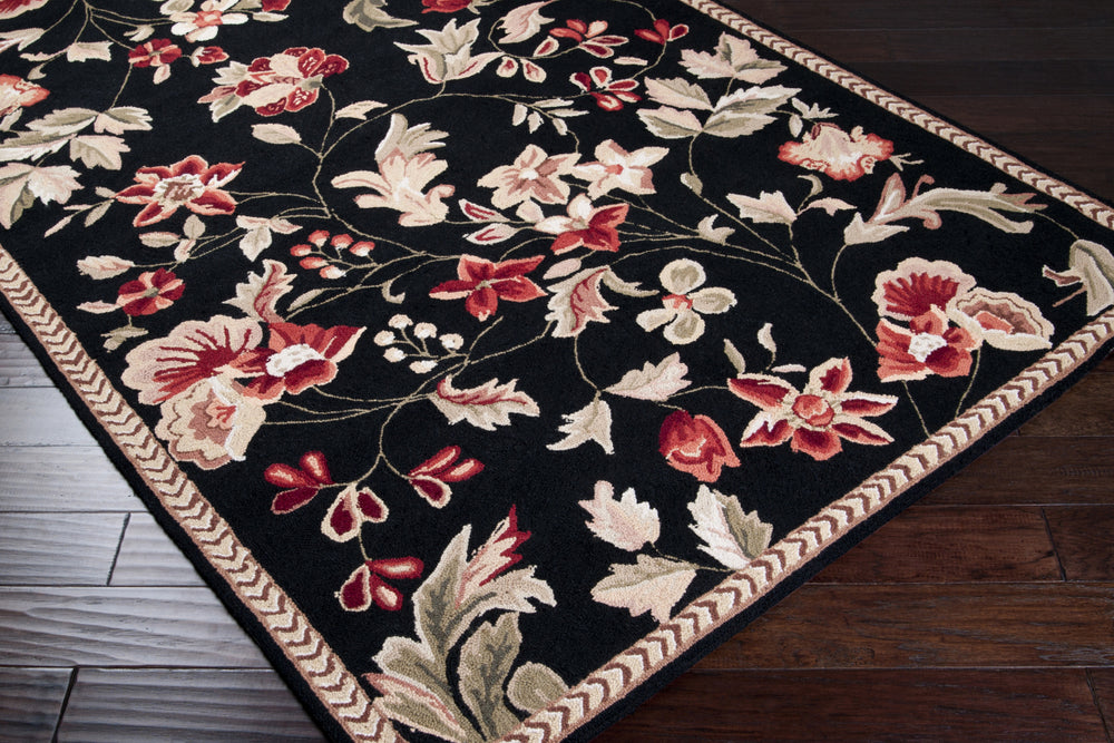Surya Flor FLO-8907 Area Rug 5x8 Corner Feature