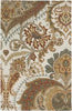 Rizzy Floral FL1300 Beige Area Rug