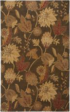 Rizzy Floral FL1478 Brown Area Rug