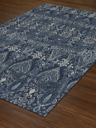 Dalyn Geneva GV315 Navy Area Rug Floor Shot