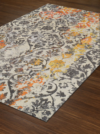 Dalyn Modern Greys MG22 Citron Area Rug Floor Shot