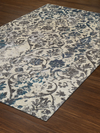 Dalyn Modern Greys MG22 Teal Area Rug Floor Shot