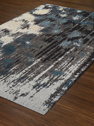 Dalyn Modern Greys MG81 Teal Area Rug Floor Shot