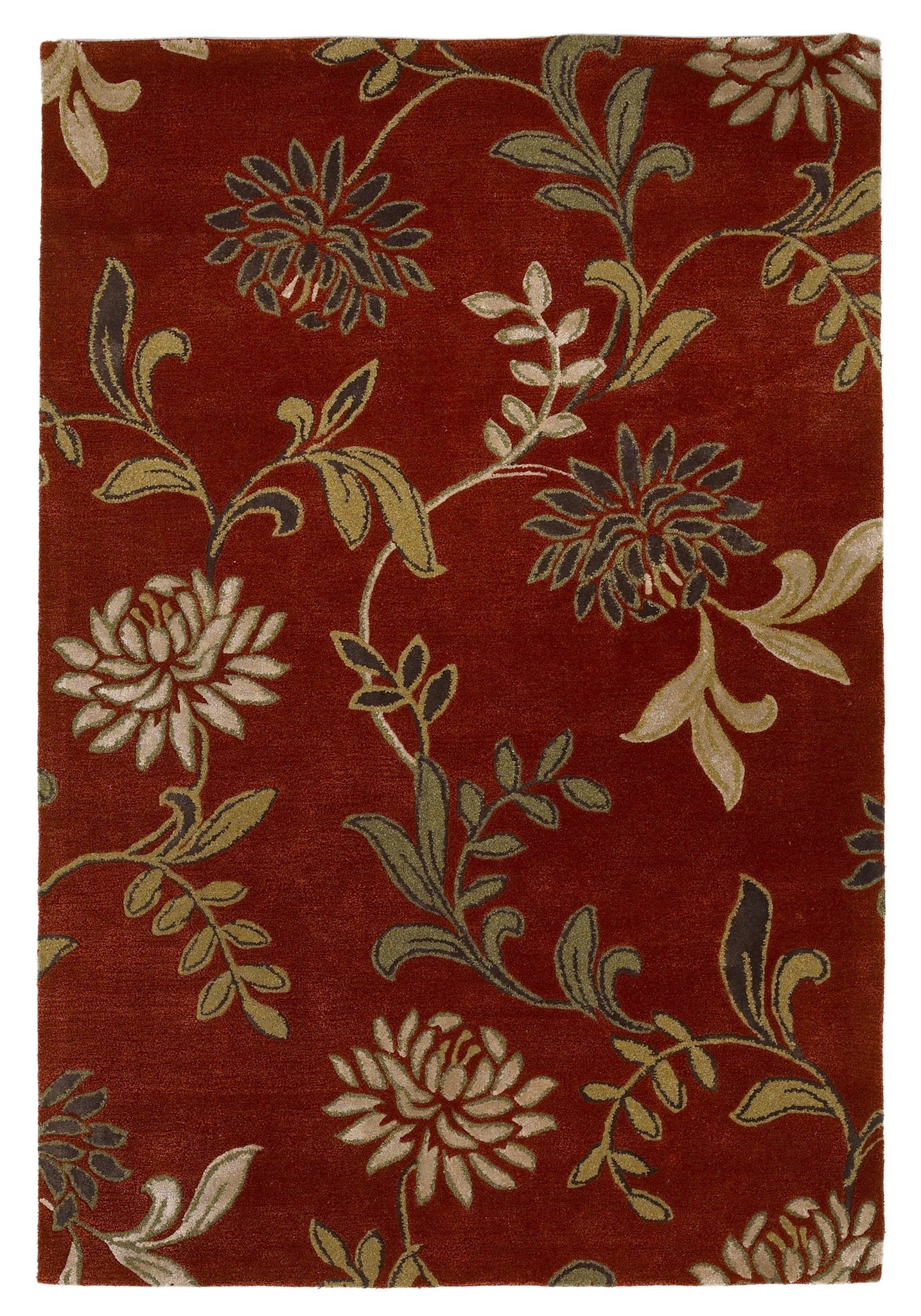 KAS Florence 4562 Red Floral Area Rug main image