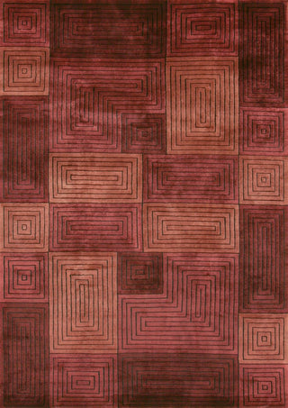 Loloi Floyd FL-05 Burgundy Area Rug main image