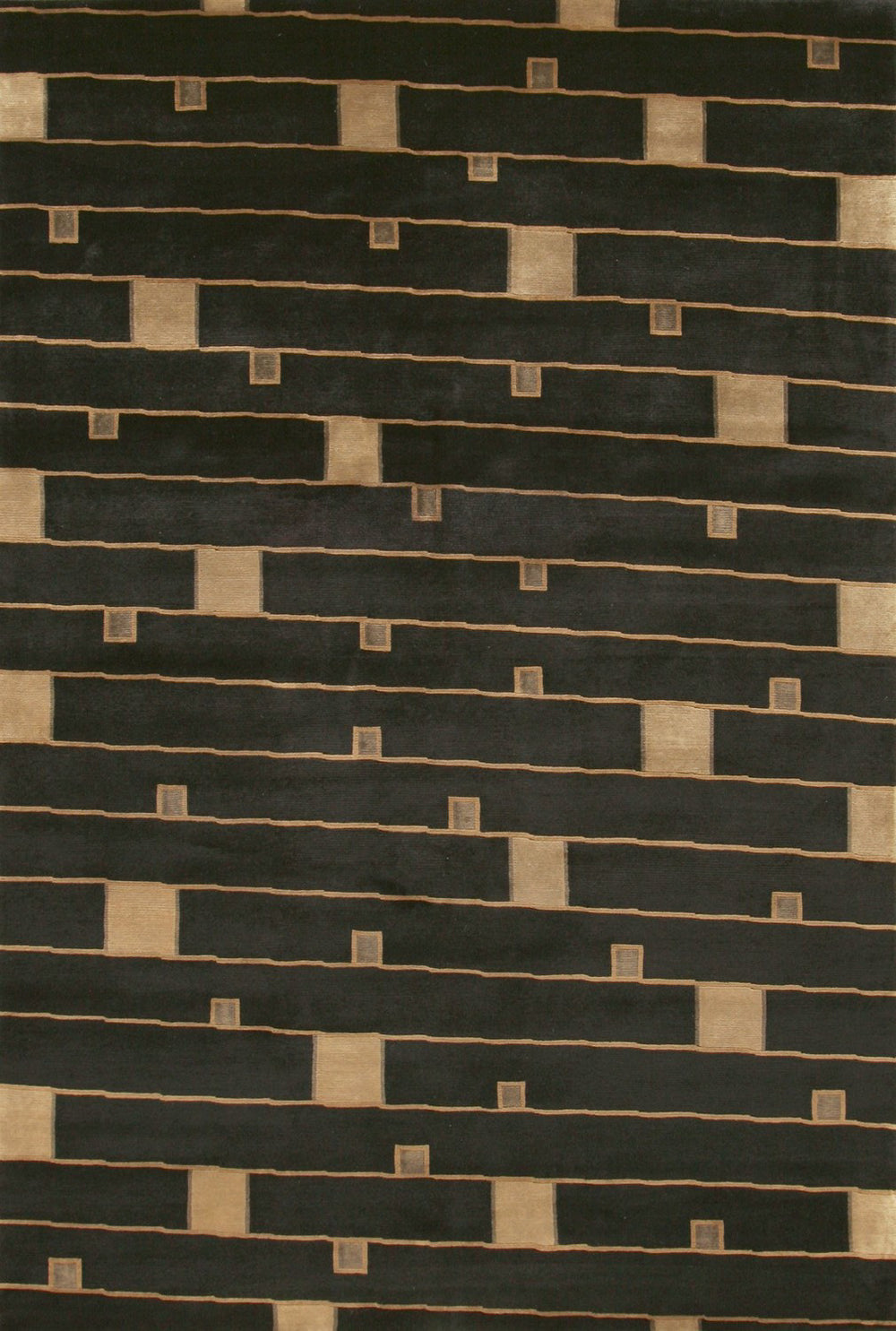 Loloi Floyd FL-06 Black/Beige Area Rug