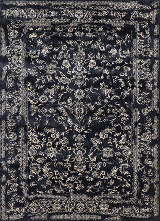 Loloi Florence FO-01 Black / Ivory Area Rug main image