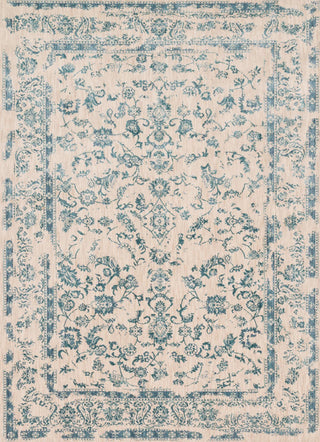 Loloi Florence FO-01 Ivory / Aqua Area Rug main image